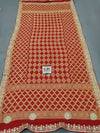 KcPc Pure Khaddi Georgette Neemzari Bandhej Gotapatti Work Dupatta