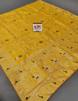 KcPc Latest Jaipuri Bandhani Ghatchola Banarasi Dupattas Yellow