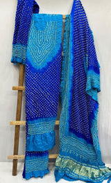 KcPc Pure Gaji Silk Bandhani Designer Salwar SuitADL