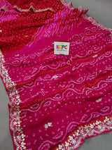 By Bandhani Saree