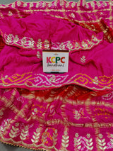 This Pure Gaji Silk saree is perfect for traditional wear