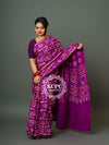 KcPc Latest Lounch Pure Gaji Silk Bandhani Ghatchola SareePurple