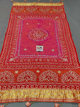 KcPc New Launch Pure Gaji silk Bandhani Gotapatti work DupattaAmt