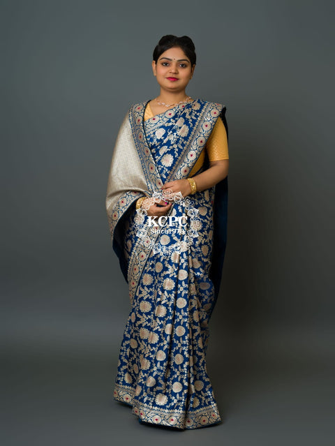 KcPc Special Neeta Ambani Cultural Event inspired Banarasi Handloom Meenakari Saree
