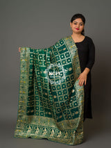 KcPc Latest Jaipuri Bandhani Ghatchola Banarasi Dupattas Green