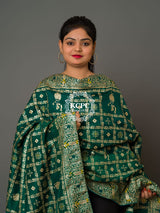 KcPc Latest Jaipuri Bandhani Ghatchola Banarasi Dupattas Green