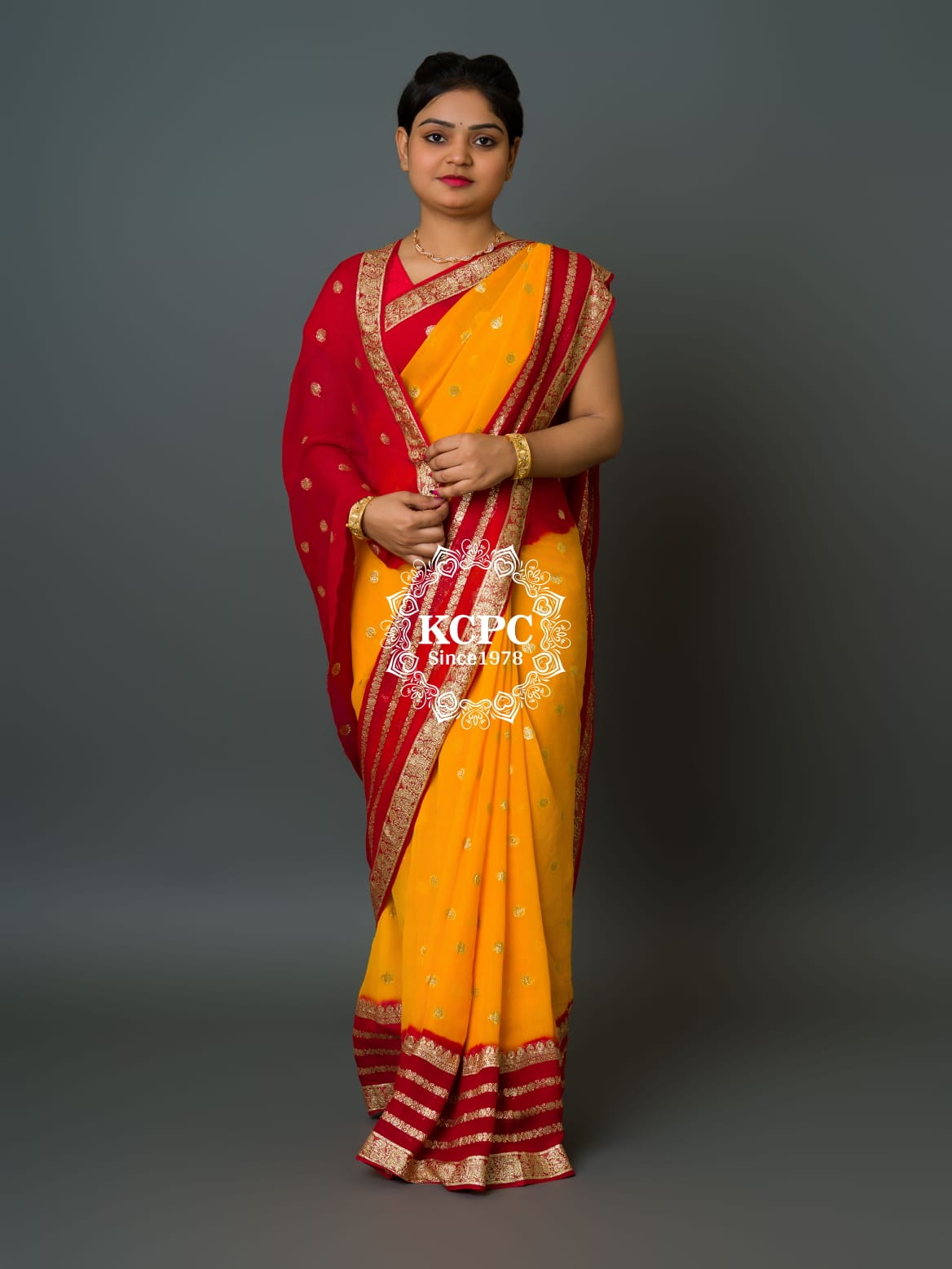 Beautiful Designer Jaipuri Pure Georgette Saree main image 0