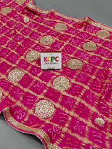 KcPc Latest New Launch Pure Gaji Silk Hand Gotapatti Work DupattaAmt