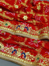 KcPc Latest New Launch Pure Gaji silk Gotapatti Work Dupatta