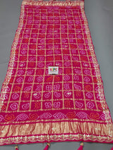 KcPc Latest New Pure Gaji Silk Hand Gotapatti work DupattaAMT