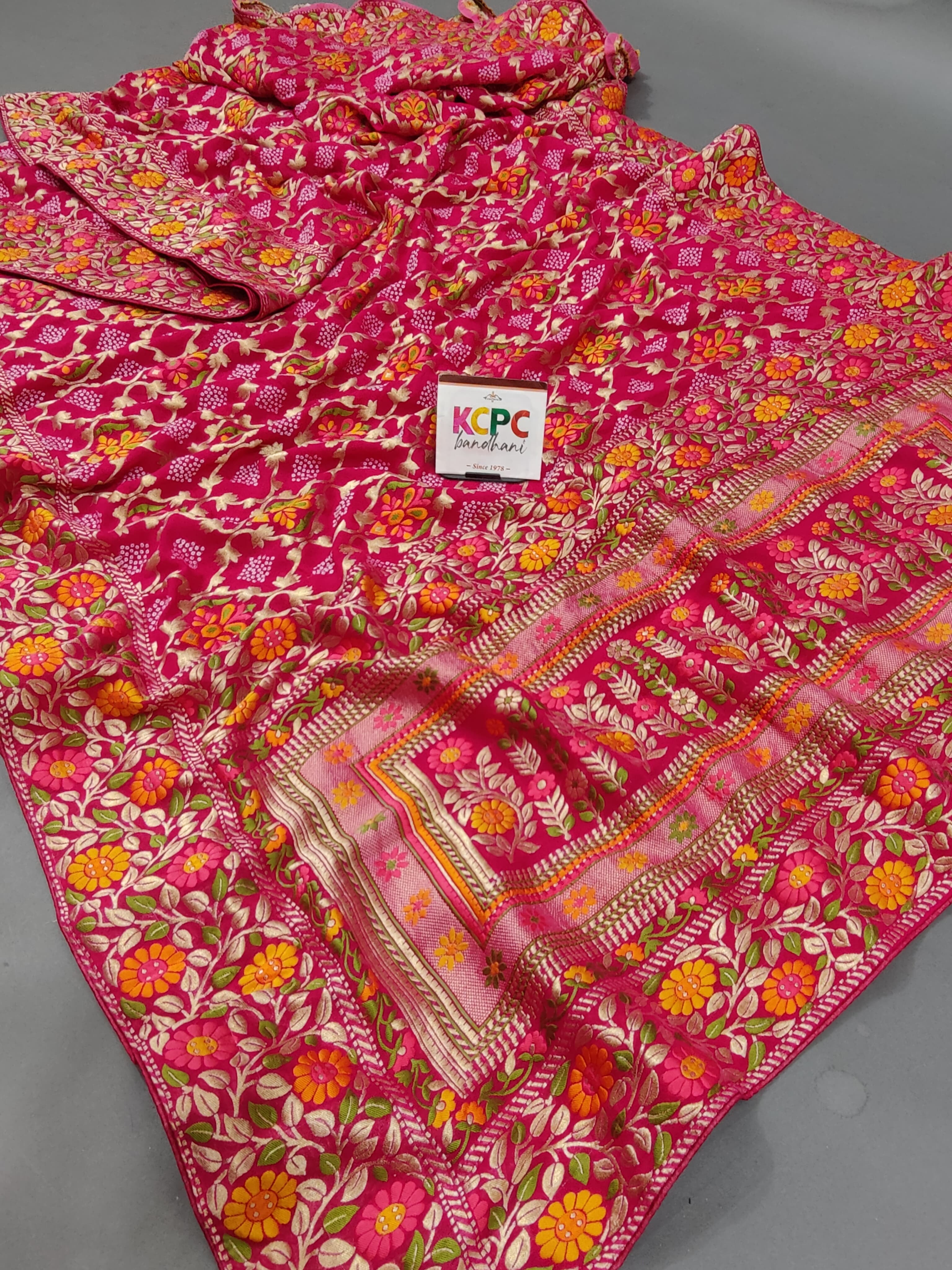 KcPc New Launch Pure Georgette Fabric SareeRG Rani