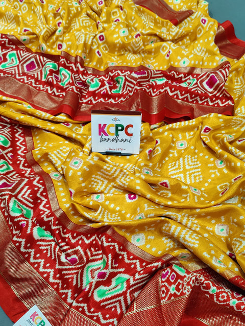 KcPc New Pashmina Cotton Silk Printed Saree SWA