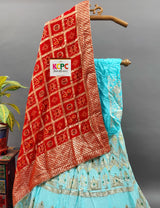 KcPc Latest New UpadaSilk With katdana Handwork LehengaRTK