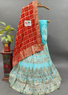 KcPc Latest New UpadaSilk With katdana Handwork LehengaRTK