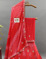 By Rajasthani Lehenga With Traditional Wear