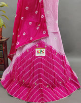 By Rajasthani Lehenga With Traditional Wear
