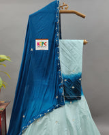 By Upada Chinon Lehenga With Traditional wear