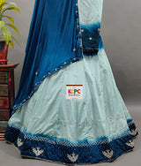 By Upada Chinon Lehenga With Traditional wear