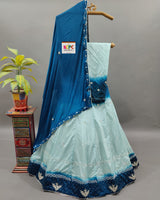 By Upada Chinon Lehenga With Traditional wear
