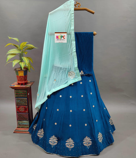 KcPc Exclusive New Upada Chinon with Gotapatti work  Lehenga RAJ