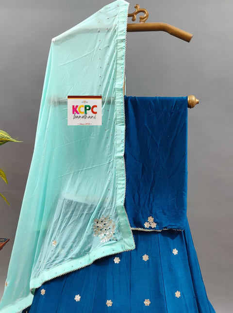 KcPc Exclusive New Upada Chinon with Gotapatti work  Lehenga RAJ