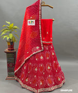 KCPC New Bandhani Collection Designer Jaipuri Pure Ojariya Lehenga setBTU