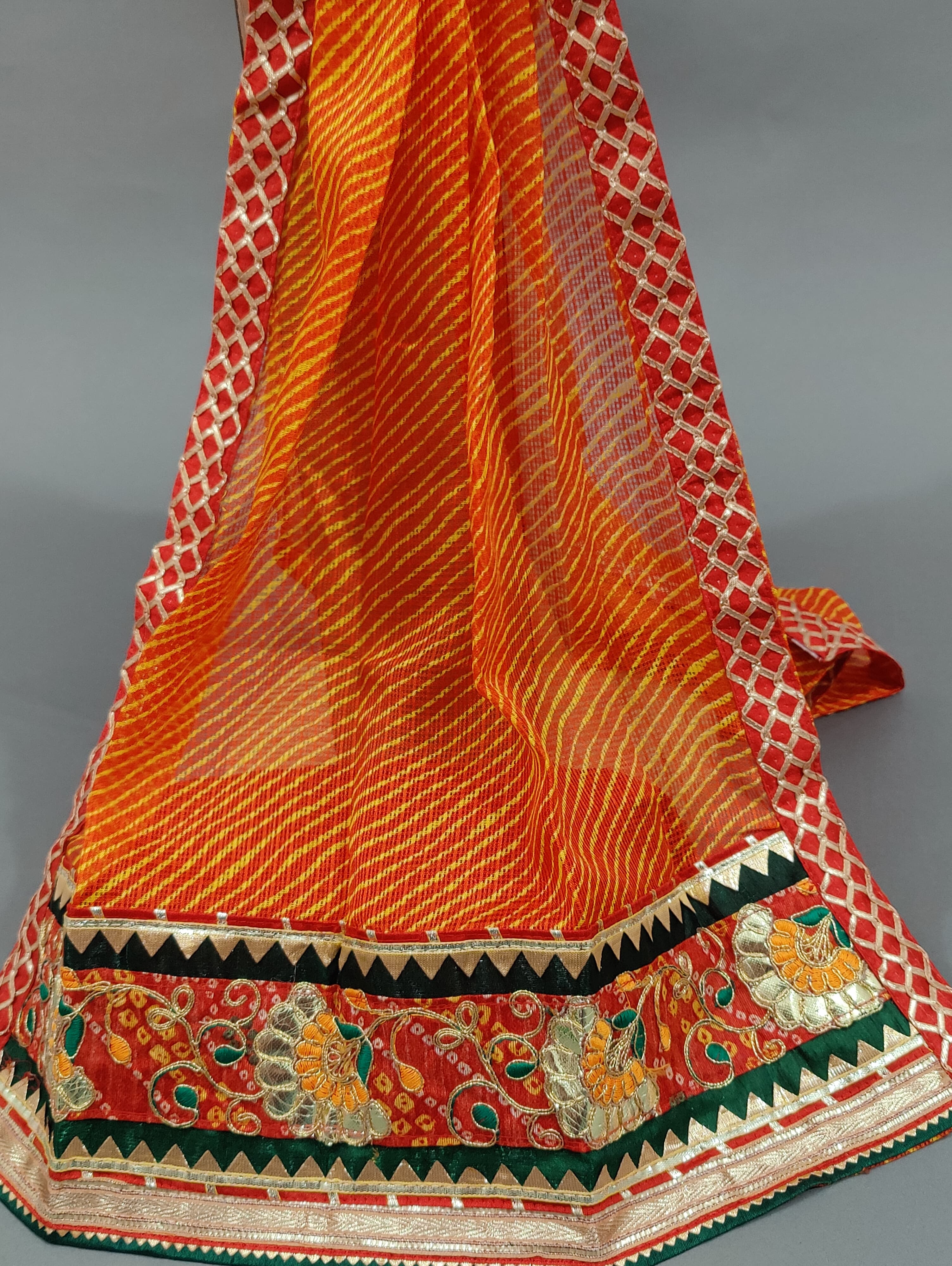 KcPc Latest Design Half Part Marwadi Broach Stole
