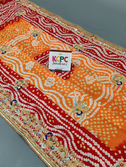 KcPc Latest New Launch Pure Gaji Silk Zaridozi Work Dupatta