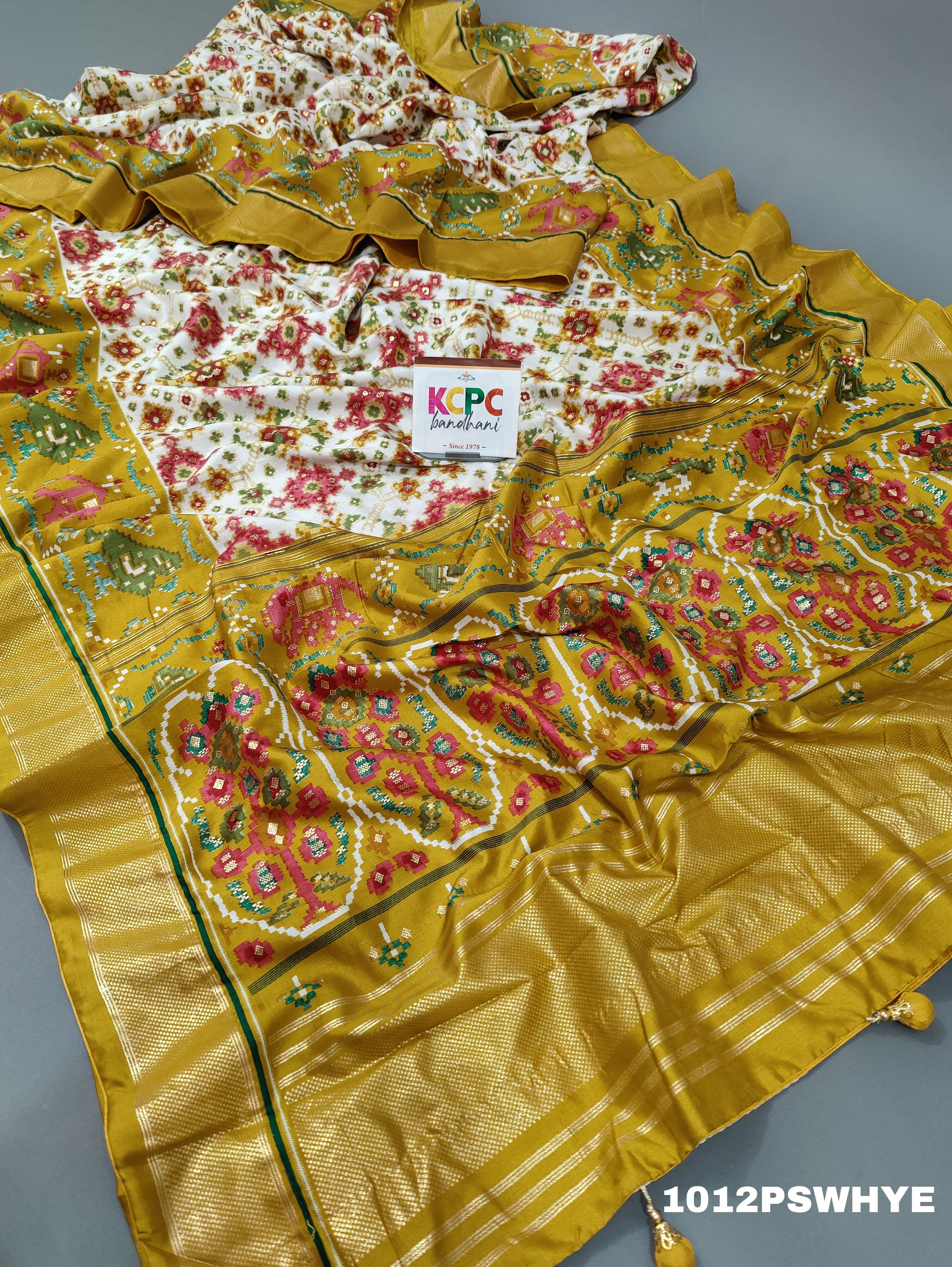 Pashmina cotton silk saree for party wear 