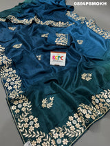 KcPc Designer Lalita Upada Tye Dye Handwork Gotapatti Saree AMT Morkanti