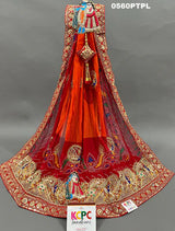 KcPc Latest Georgette Marwardi Broach Stole MNL