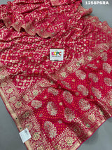 KcPc New Pure Upada Silk bandhni Weaving Pure Handwork SareeMAD