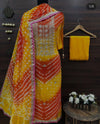 KcPc New Art Silk Bandhani Gotapatti Work Salwar SuitKML
