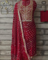 KcPc New Art Silk Bandhani GotapattiWork Salwar SuitKML