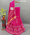 KcPc Launching Beautiful Pure Gaji Silk Gota patti Work Lehenga BTU