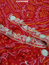  Pure Ojariya saree's elegant Marwadi Chunri design 