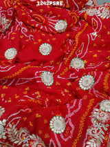  Pure Ojariya saree's elegant Marwadi Chunri design 