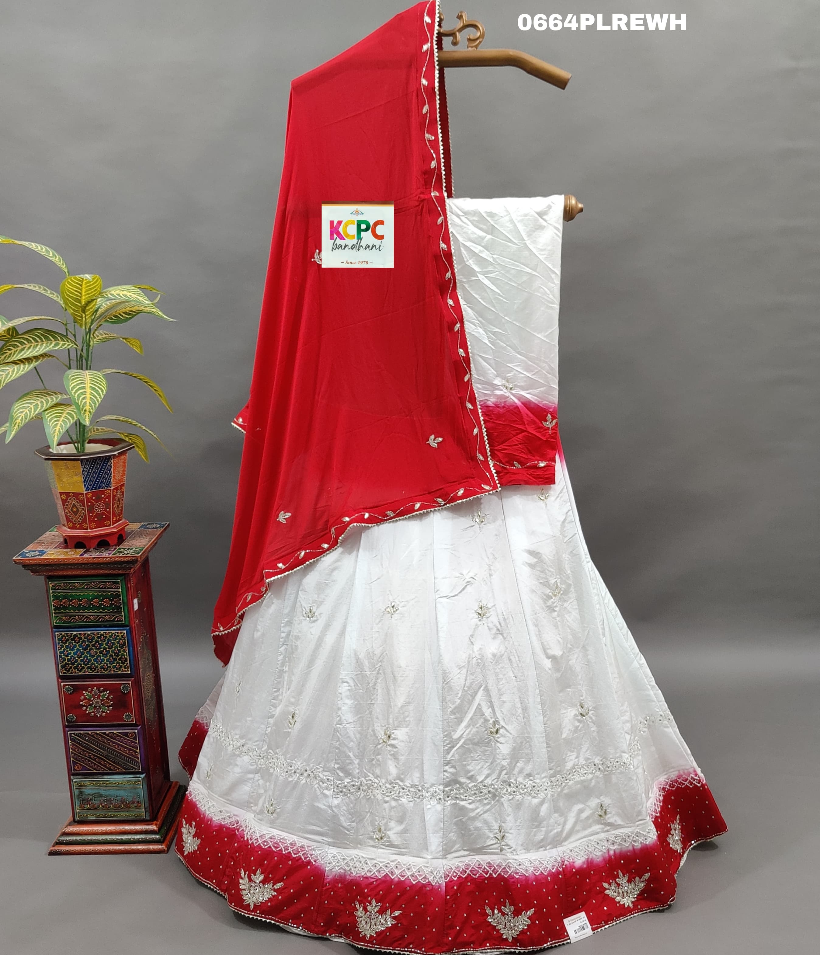 By Upada Chinon Lehenga With Traditional wear
