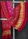 KcPc New Beautiful pure gaji silk bandhani Dupatta