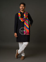KcPc Styles Chinon Colorful Mens DupattaRAY