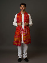 KcPc Gharchola Bandhej Art Silk Dupatta