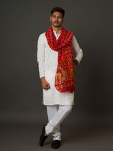 KcPc Gharchola Bandhej Art Silk Dupatta