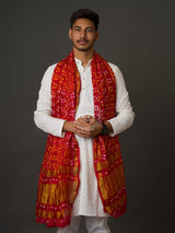 KcPc Gharchola Bandhej Art Silk Dupatta