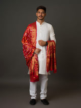 KcPc Special Silk Bandhani Dupatta with Handmade WorkSA