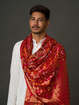 KcPc Special Silk Bandhani Dupatta with Handmade WorkSA