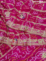 ByGharchola Bandhani Saree With Traditional Wear