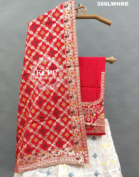 KcPc New Pure Dola Silk Banarasi Zari Lehenga Set BTU