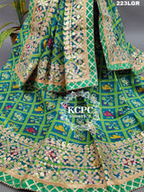  By Rajasthani Kota Doria Patola Lehenga Gotapatti Work 