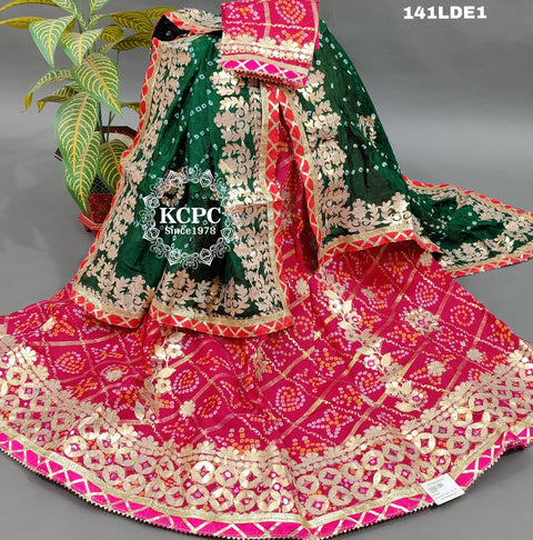 KcPc Rajasthani Special Jaipuri Gota patti Lehengas chunri set KML
