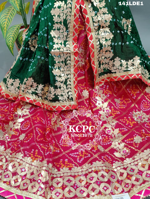KcPc Rajasthani Special Jaipuri Gota patti Lehengas chunri set KML